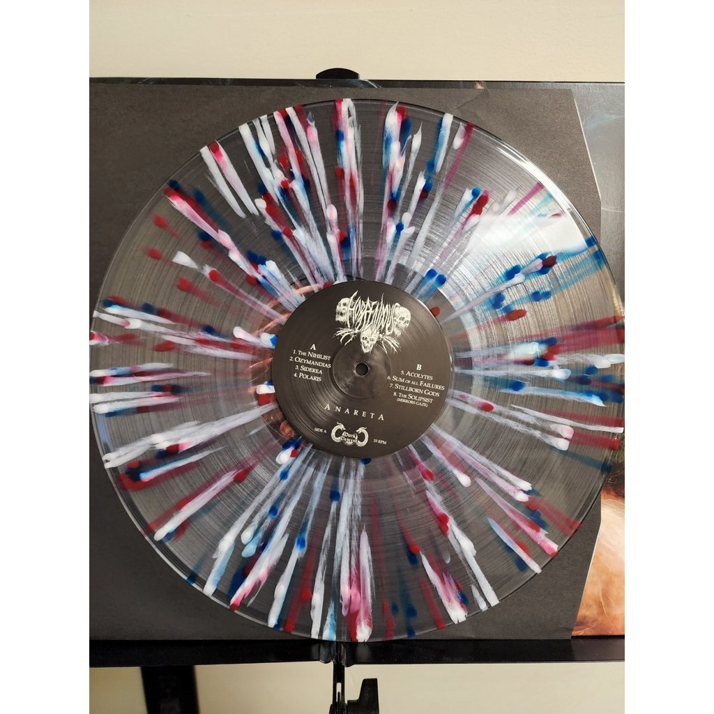 Vinyl Used Horrendous – Anareta-LP-Club Edition, Repress, Ultra Clear with Dark Blue/Red/White Splatter