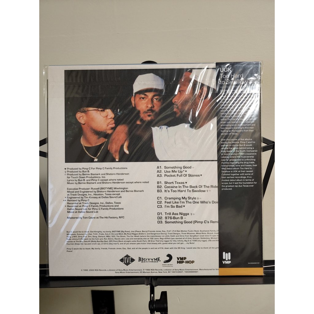 Used UGK – Too Hard to Swallow-LP-Club Edition-Yellow Neon-Still