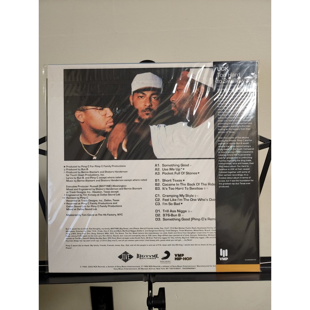 Vinyl Used UGK – Too Hard to Swallow-LP-Club Edition-Yellow Neon-Still Sealed