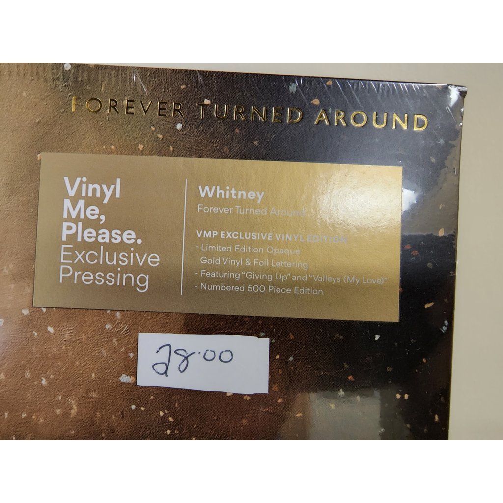 Vinyl Used Whitney-Forever Turned Around-Limited Edition, Numbered, Gold, Opaque