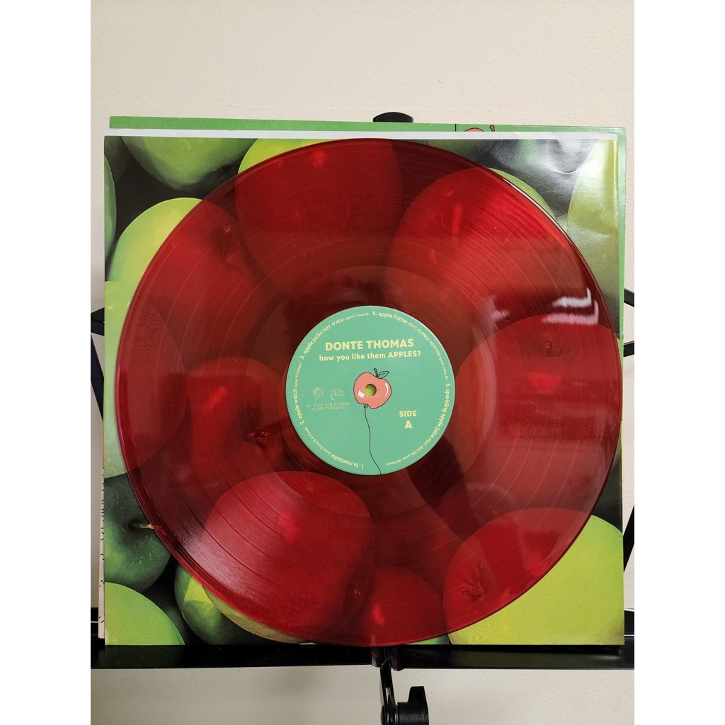 Vinyl Used Donte Thomas – how you like them APPLES?-LP, Limited Edition, Apple Red