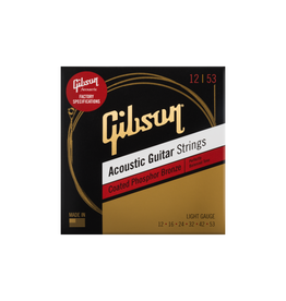 Gibson NEW Gibson Coated Phosphor Bronze Acoustic Guitar Strings - .012-.053