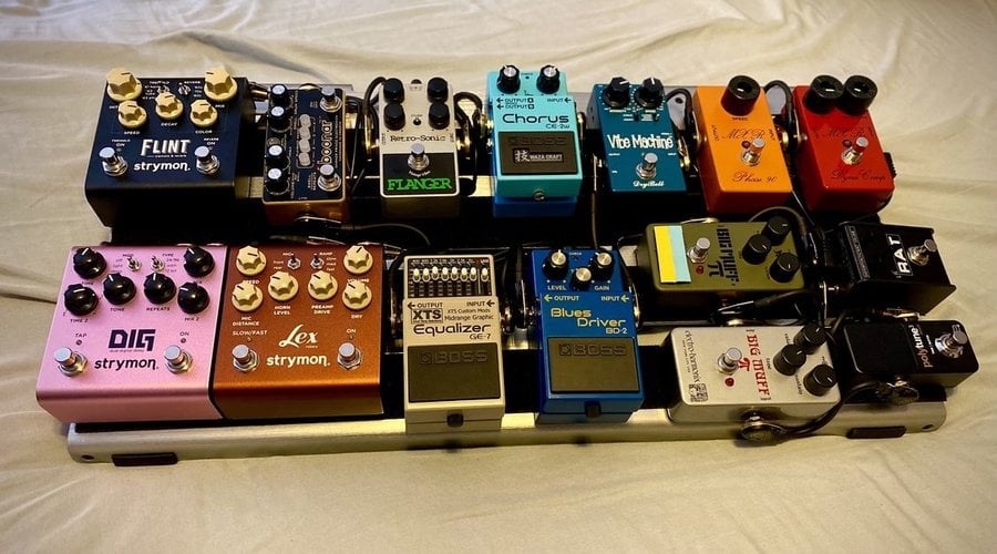 Two David Gilmour Pedalboards