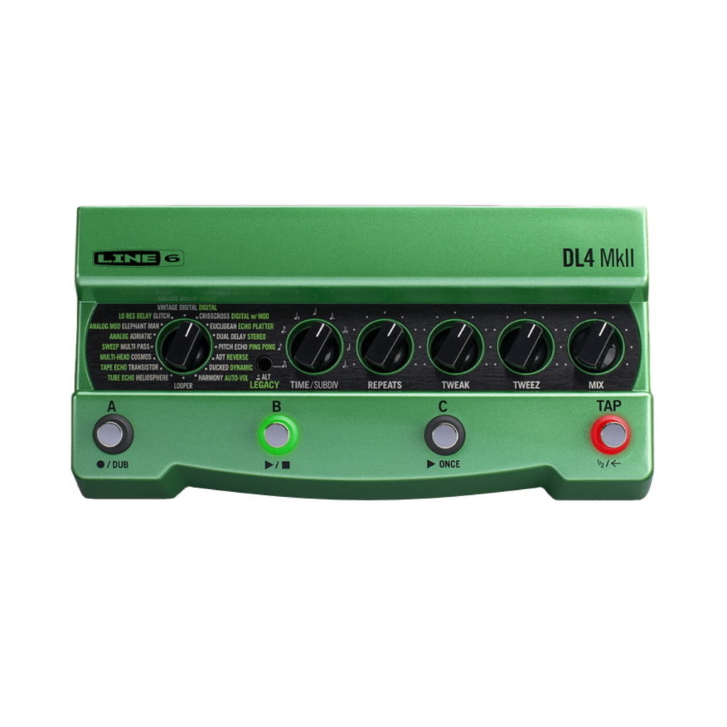 Line6◇DL4/ディレイモデラー/アナログディレイ/AC-AC9V(1200mA)/GRN/アダプター付 - 楽器、器材