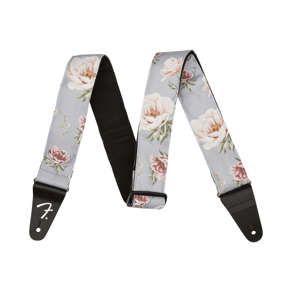 Fender NEW Fender Floral Strap - Gray