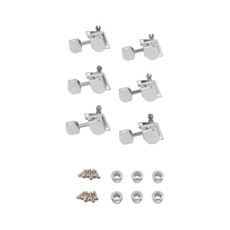 Fender NEW Fender 70s 'F' Style Stratocaster/Telecaster Tuning Machines - Left-Handed - Chrome