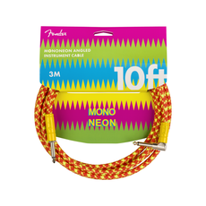 Fender NEW Fender MonoNeon Instrument Cable - Orange - 10'