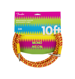 Fender NEW Fender MonoNeon Instrument Cable - Orange - 10'