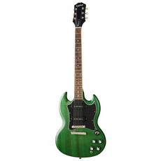 Epiphone NEW Epiphone SG Classic Worn P-90s - Worn Inverness Green (485)