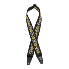 Fender NEW Fender Pasadena Woven Strap - Yellow Clover