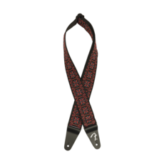 Fender NEW Fender Pasadena Woven Strap - Lattice Red