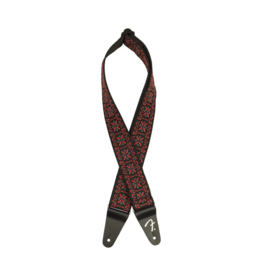 Fender NEW Fender Pasadena Woven Strap - Lattice Red