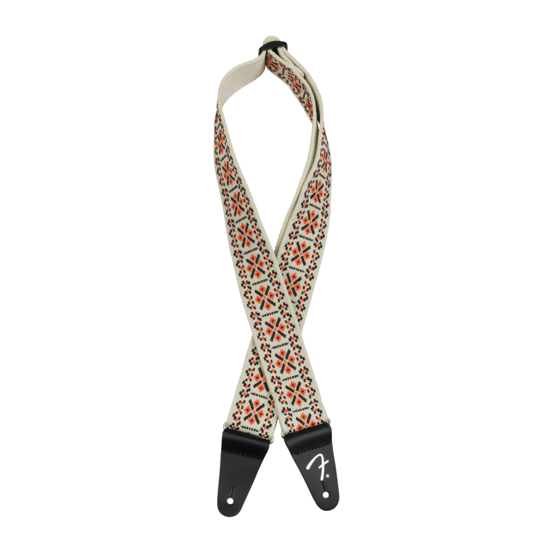 Fender NEW Fender Pasadena Woven Strap - Lattice Orange