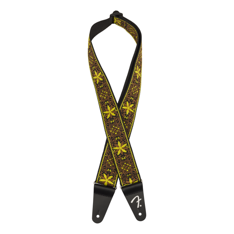 Fender NEW Fender Pasadena Woven Strap - Yellow Wallflower
