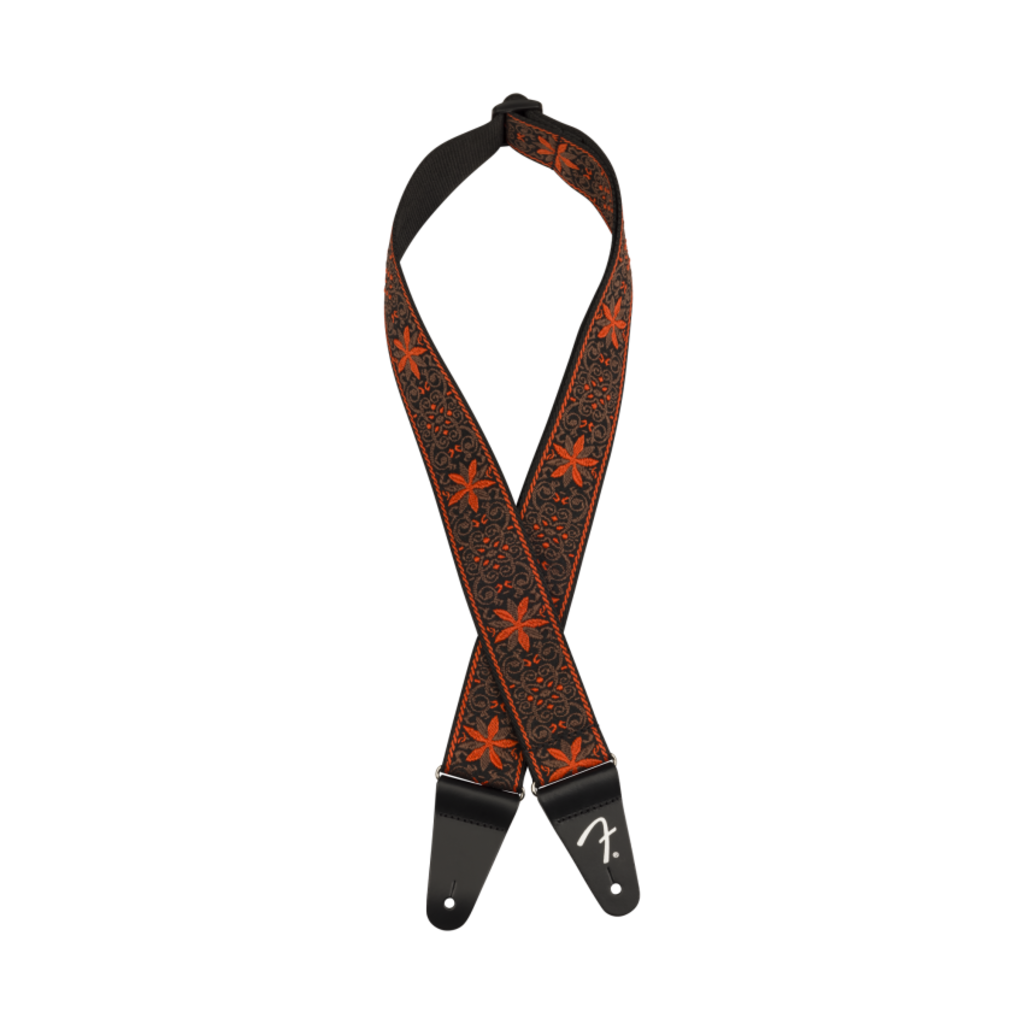 Fender NEW Fender Pasadena Woven Strap - Orange Wallflower