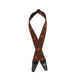 Fender NEW Fender Pasadena Woven Strap - Orange Wallflower