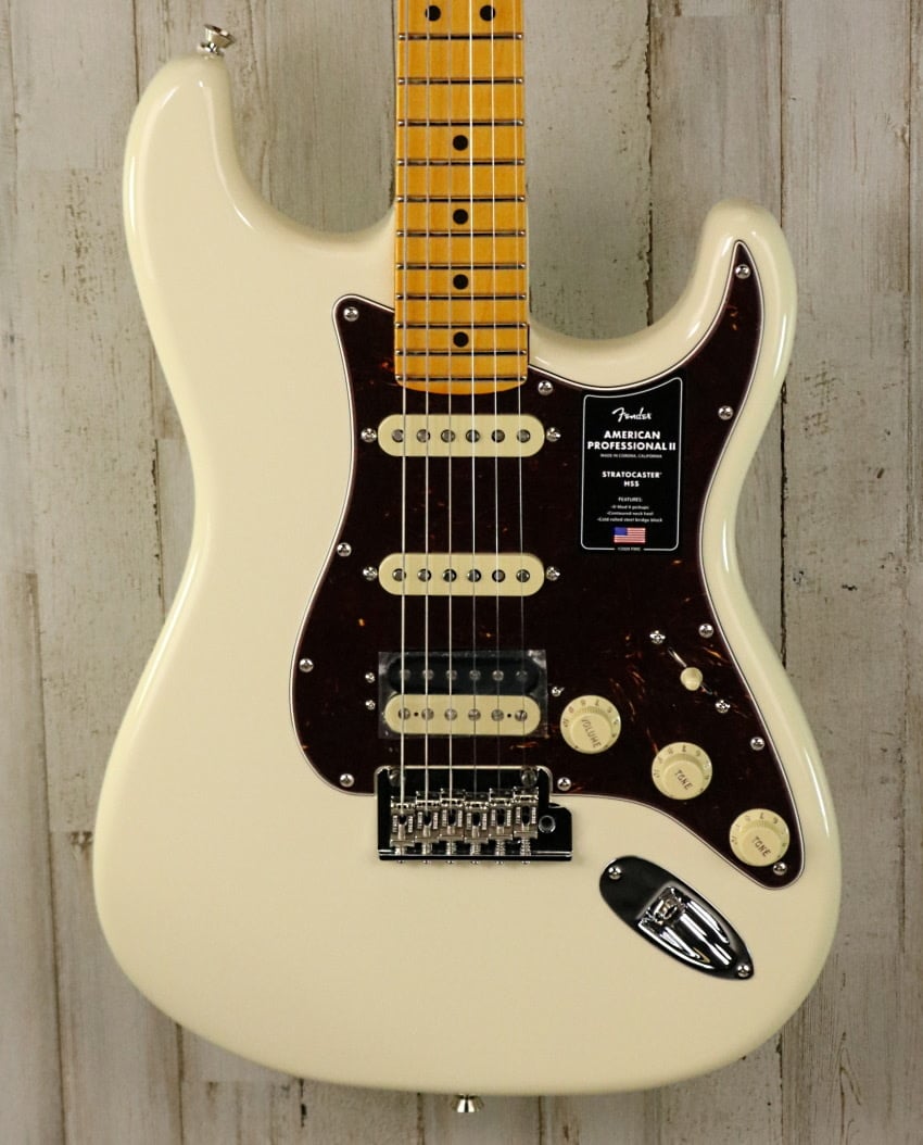NEW Fender American Professional II Stratocaster HSS - Olympic White (433)