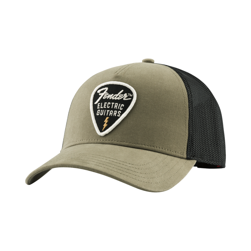 Fender NEW Fender Snap Back Pick Patch Hat - Olive