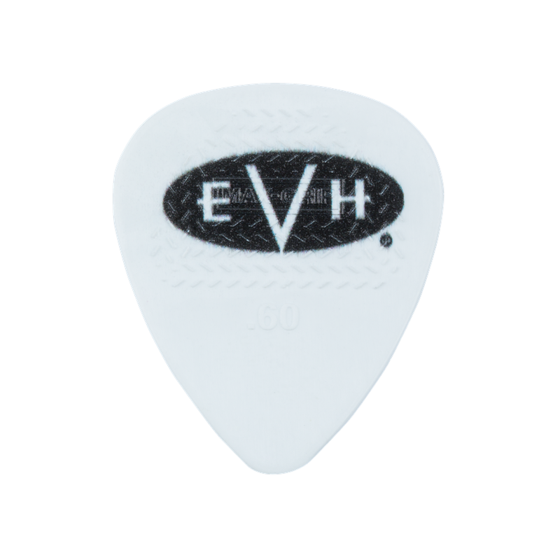 EVH NEW EVH Signature Picks - White/Black - .60mm - Pack of 6