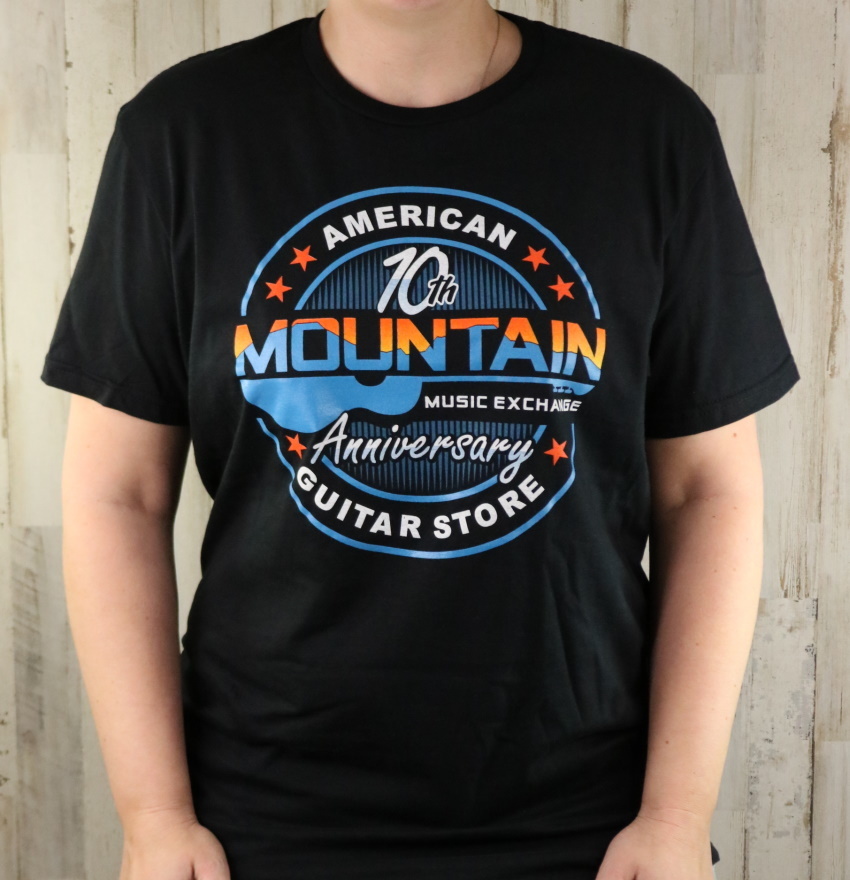 NEW MME 10th Anniversary T-Shirt - Black/Color Logo - Medium
