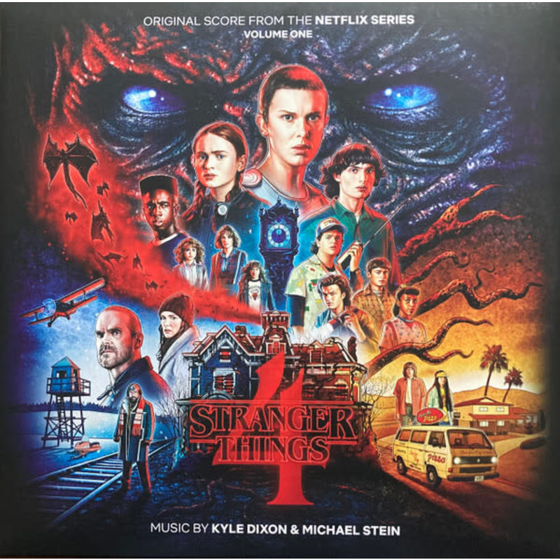 Vinyl NEW Stranger Things 4 · Volume One (Original Score From The Netflix Series)-LP-Blue vinyl