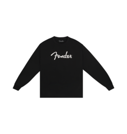 Fender NEW Fender Spaghetti Logo Long-Sleeve T-Shirt - Black - L