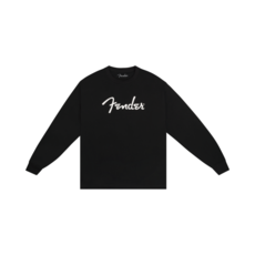Fender NEW Fender Spaghetti Logo Long-Sleeve T-Shirt - Black - M