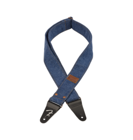 Fender NEW Fender X Wrangler Riveted Denim Strap - Indigo