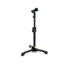 Hercules NEW Hercules Low Profile Straight Microphone Stand w/ EZ Mic Clip