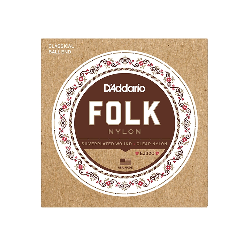 D'Addario NEW D'Addario EJ32C Folk Nylon Strings