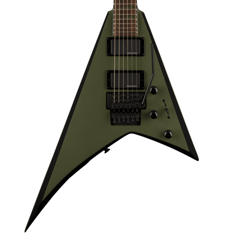 Jackson NEW Jackson X Series Rhoads RRX24 -Matte Army Drab/Black Bevels (883)