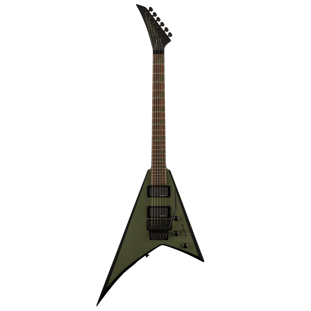 Jackson NEW Jackson X Series Rhoads RRX24 -Matte Army Drab/Black Bevels (883)