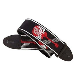Gibson NEW Gibson 2" Woven Guitar Logo Strap - Red