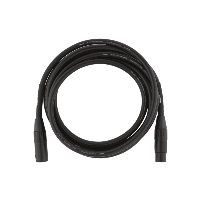 Fender NEW Fender Pro Series Mic Cable - Black - 10'