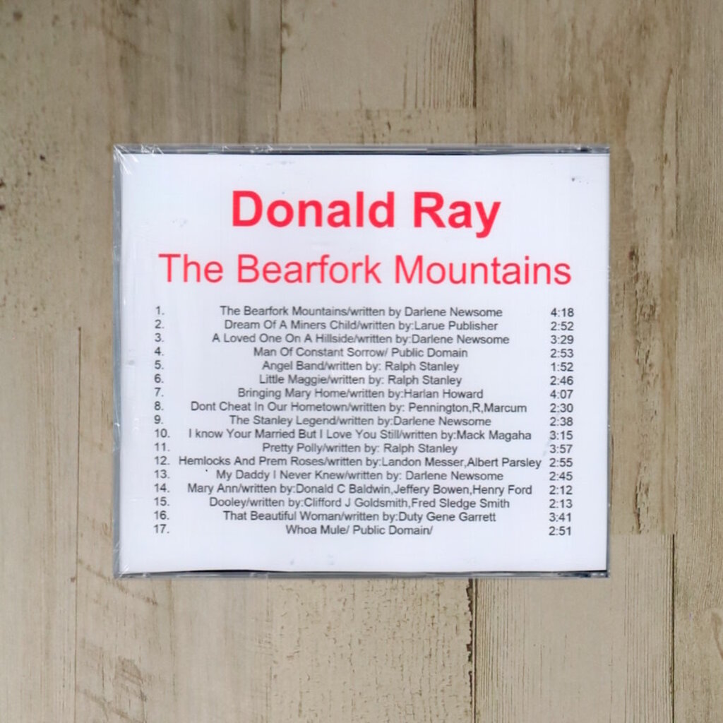 NEW Donald Ray - The Bearfork Mountains (CD)