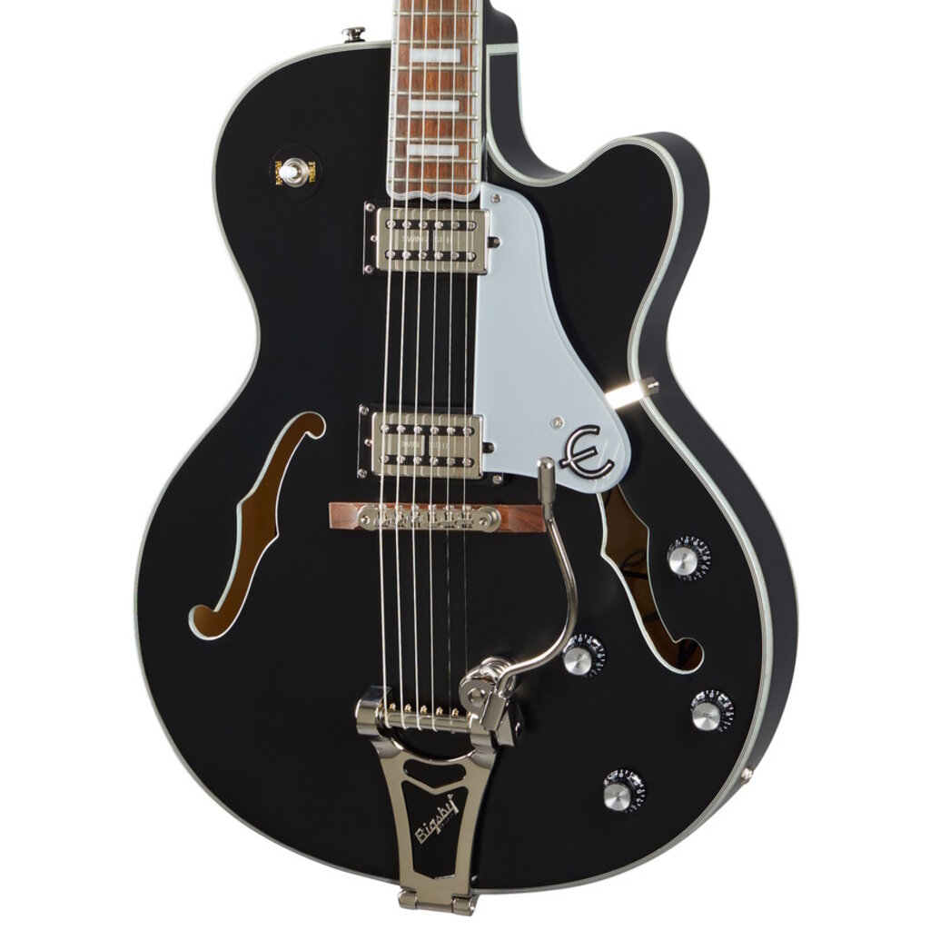 Epiphone NEW Epiphone Emperor Swingster - Black Aged Gloss (990)