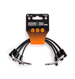 Dunlop NEW Dunlop MXR Ribbon Pedalboard Patch Cable - 6" - 3-Pack
