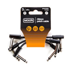Dunlop NEW Dunlop MXR Ribbon Pedalboard Patch Cable - 3" - 3-Pack