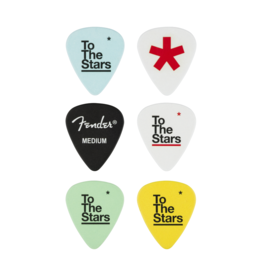 Fender NEW Fender Tom DeLonge 351 Celluloid Picks - Pack of 6