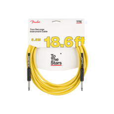 Fender NEW Fender Tom DeLonge To The Stars Instrument Cable - Graffiti Yellow - 18.6'