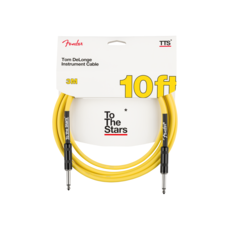 Fender NEW Fender Tom DeLonge To The Stars Instrument Cable - Graffiti Yellow - 10'