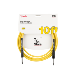 Fender NEW Fender Tom DeLonge To The Stars Instrument Cable - Graffiti Yellow - 10'