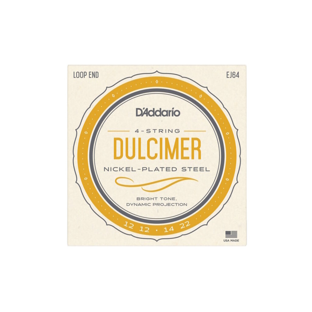 D'Addario NEW D'Addario EJ64 Mountain Dulcimer Strings - .012-.022
