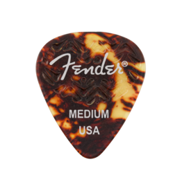Fender NEW Fender Wavelength Celluloid Picks - Tortoise Shell - Medium - Pack of 6