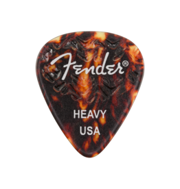 Fender NEW Fender Wavelength Celluloid Picks - Tortoise Shell - Heavy - Pack of 6