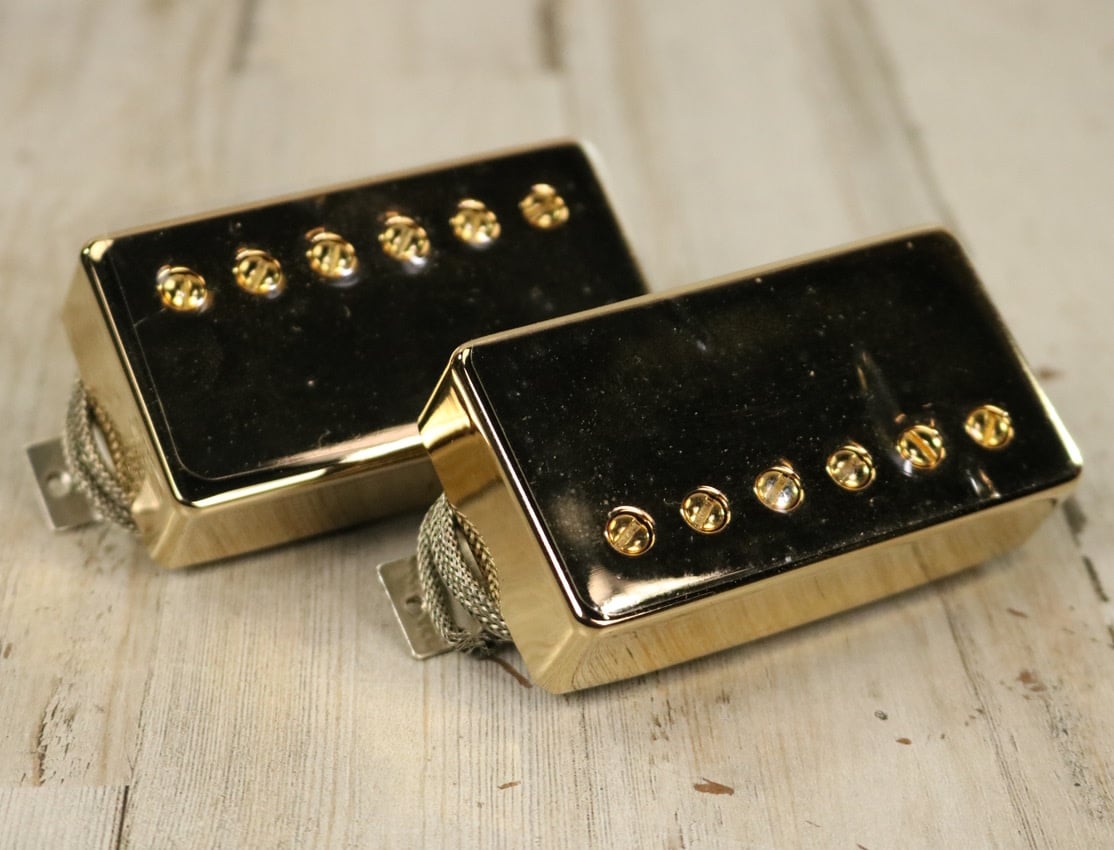 NEW Gibson Custombucker Matched Humbucker Set - True Historic Gold 