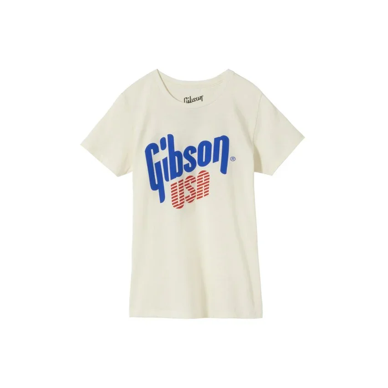 Gibson NEW Gibson USA Logo T-Shirt - Cream - 3XL