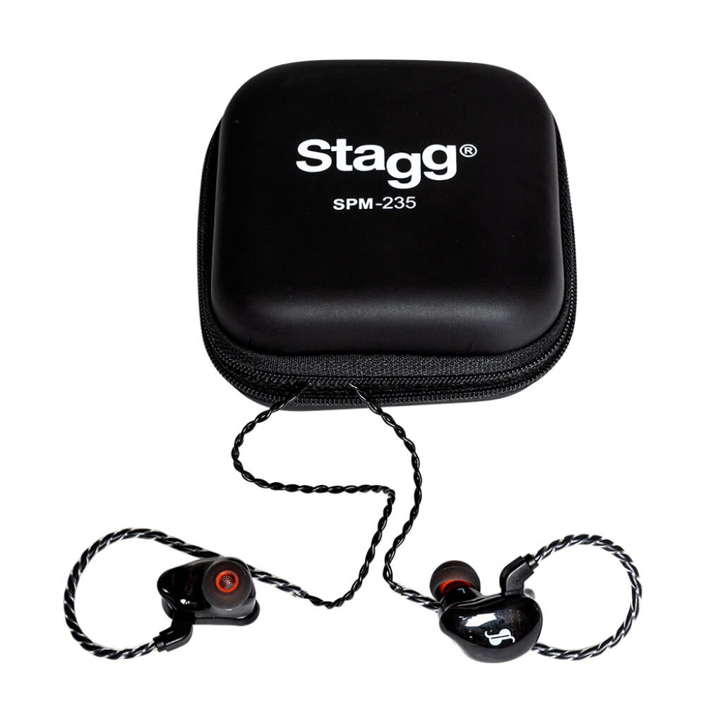 Stagg NEW Stagg SPM-235-BK Sound-Isolating In-Ear Monitor - Black