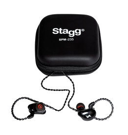 Stagg NEW Stagg SPM-235-BK Sound-Isolating In-Ear Monitor - Black