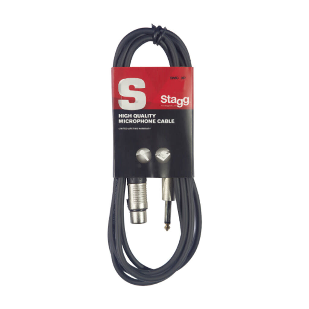 Stagg NEW Stagg SMC6XP Microphone Cable -XLR/Jack - Female/Male - 20'